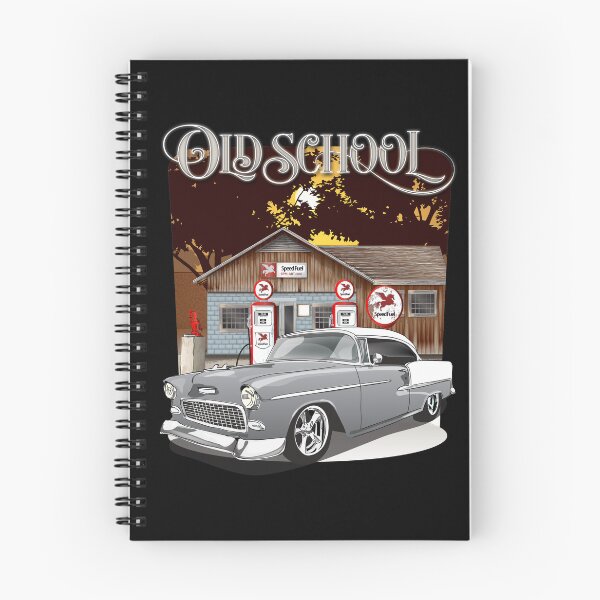 Item preview, 1955 Silver Gray Chevy Bel Air Old School  designed and sold by RPM-ART.
