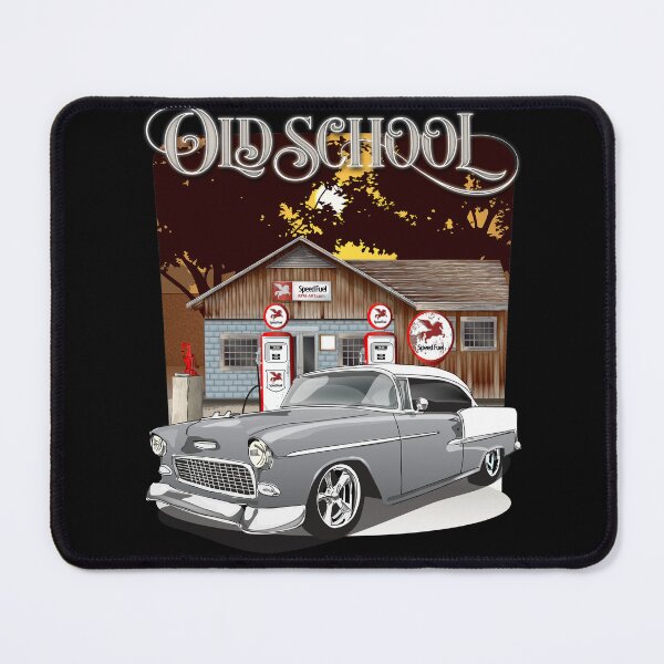 Item preview, 1955 Silver Gray Chevy Bel Air Old School designed and sold by RPM-ART.