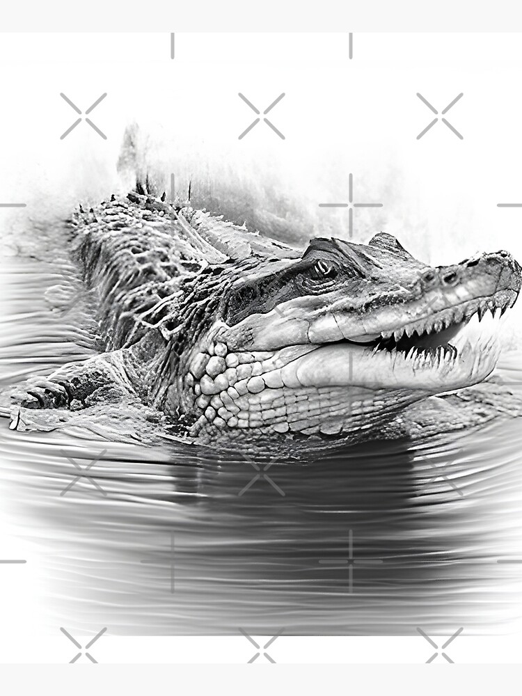 Crocodile Drawings Artworks | Saatchi Art
