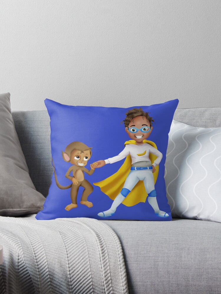 Thumbnail 1 of 4, Pillow, Lana Banana Animal Rescuer designed and sold by Smiles4Sistas.
