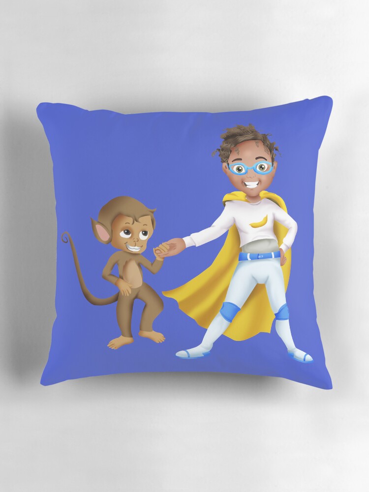 Thumbnail 3 of 4, Pillow, Lana Banana Animal Rescuer designed and sold by Smiles4Sistas.