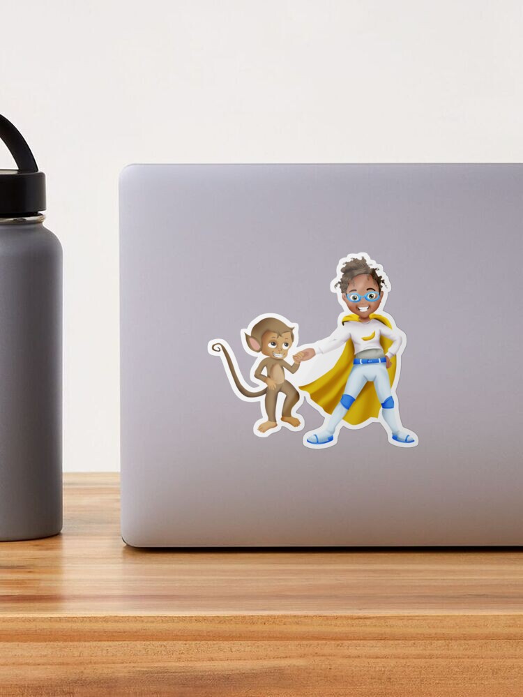 Thumbnail 1 of 3, Sticker, Lana Banana Animal Rescuer designed and sold by Smiles4Sistas.