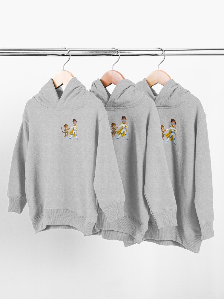 Thumbnail 3 of 5, Toddler Pullover Hoodie, Lana Banana Animal Rescuer designed and sold by Smiles4Sistas.