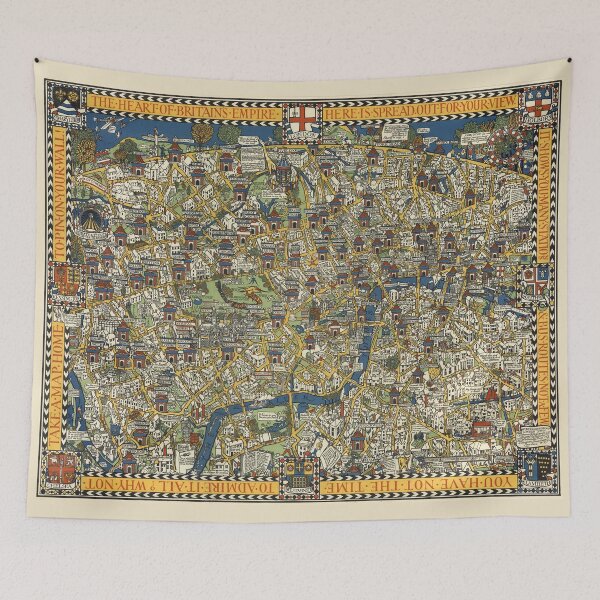 Item preview, The Wonderground Map of London Town 1927 designed and sold by colourfind.