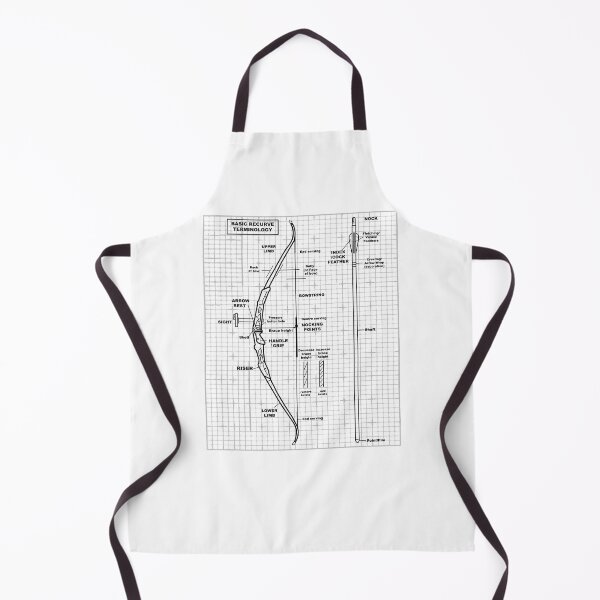 Item preview, Recurve bow and arrow diagram designed and sold by remerasnerdas.