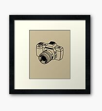 Retro 35mm Camera Framed Print