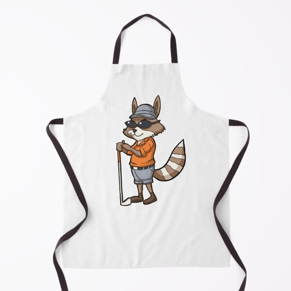 Item preview, sport funny animal raccoon playing golf designed and sold by StairheadStore.