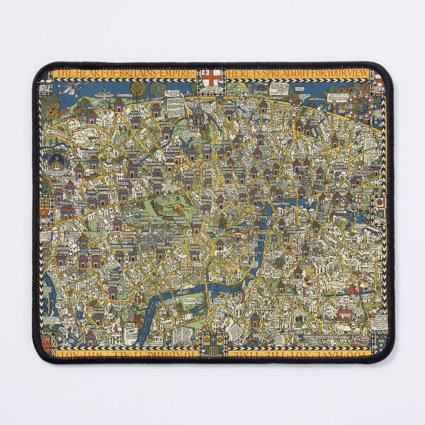 Item preview, The Wonderground Map of London Town 1927 designed and sold by colourfind.