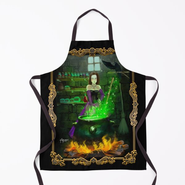 Item preview, Gaby the witch preparing a potion designed and sold by Arturo Chan Cimé.