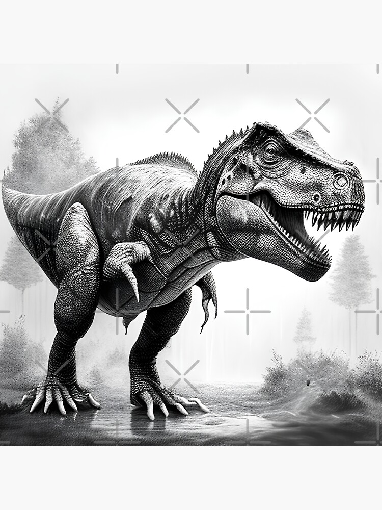 Chrome Dino/t-rex/dinosaur Fridge Magnet 3d Printed. A Great 