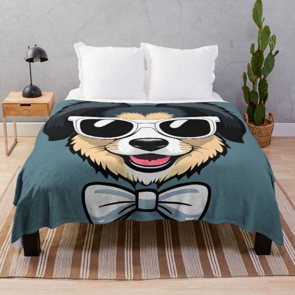 Item preview, Cute dog with glasses and bow designed and sold by ramith-concept.