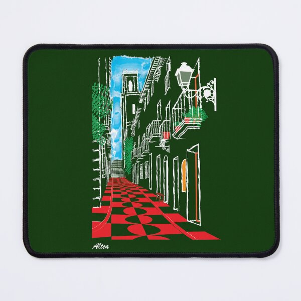 Item preview, Altea Calle Mayor in Red and White designed and sold by malangacamisetas.