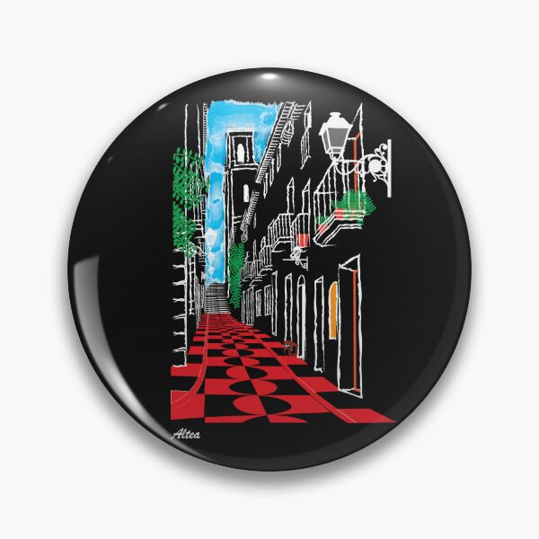Item preview, Altea Calle Mayor in Red and White designed and sold by malangacamisetas.