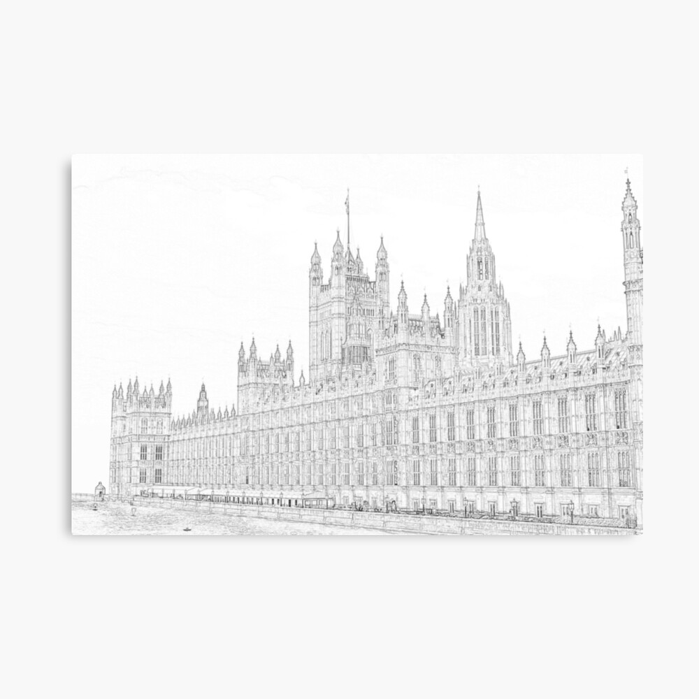 Big Ben Vector drawing Palace of Westminster Stock Vector  Adobe Stock