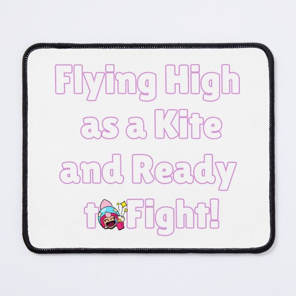 Item preview, Janet Flying High as a Kite Funny Cute Quote designed and sold by jumpinjanet.
