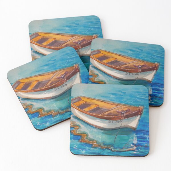 Item preview, Barco de acuarela designed and sold by YanaVasi.