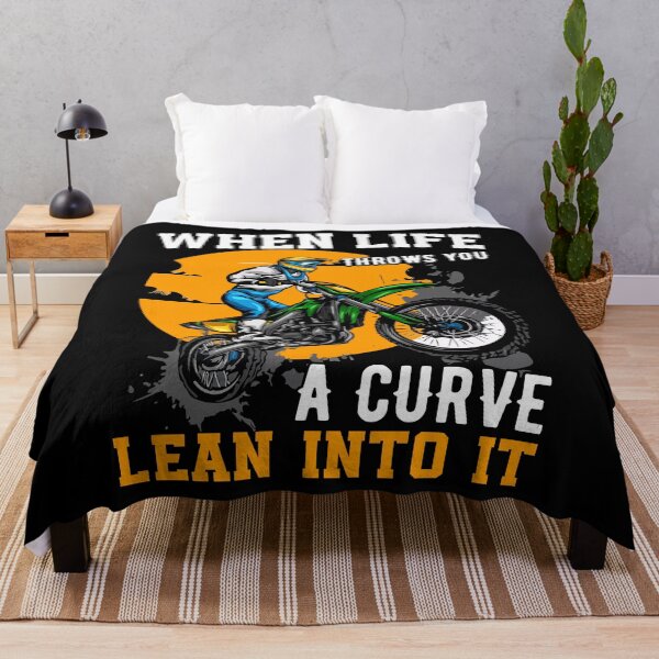 Item preview, When Life Throws You a Curve  - Funny Gifts For Motorcycle Lovers designed and sold by FanityPrints.