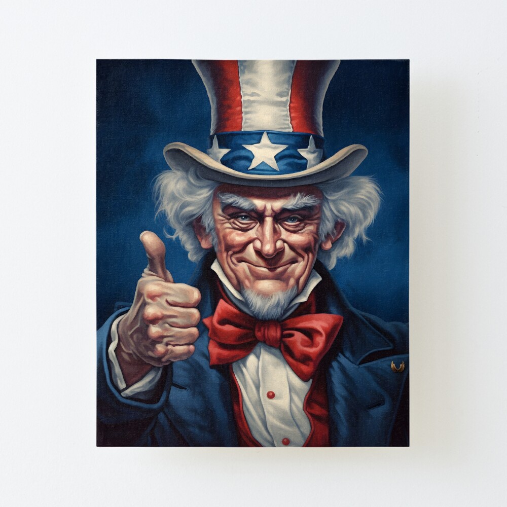 Presidents Day Uncle Sam's Tall Hat Digital Art by Bigalbaloo Stock - Fine  Art America