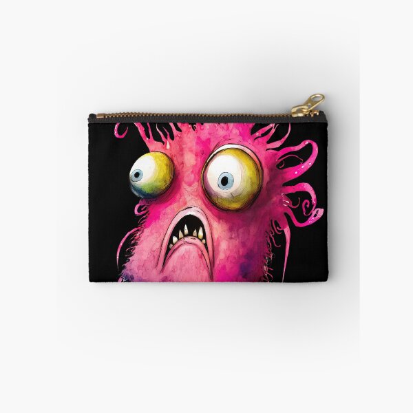 Item preview, Crazy Funny Monster, Pink Monster designed and sold by MoonFoxDesign.