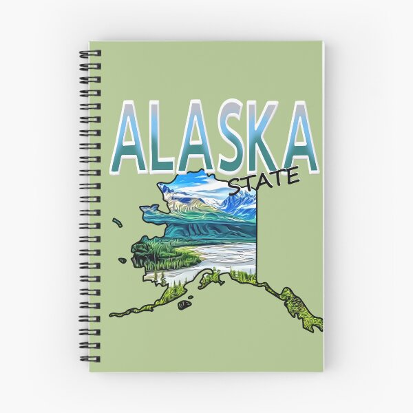 Item preview, Alaska State Souvenir Map   designed and sold by notsweettea.
