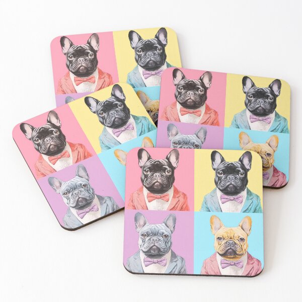Item preview, Pop art French Bulldog in suit designed and sold by MDCGraphics.
