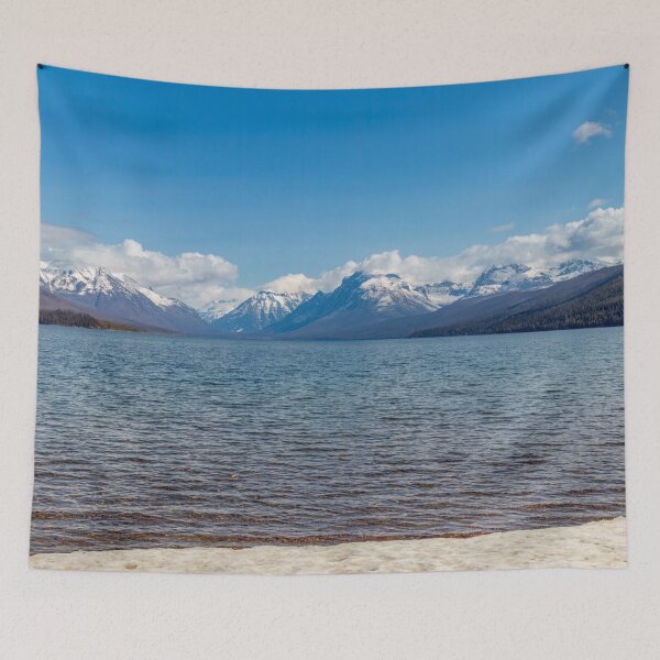 Item preview, Crystal Clear Lake and Snow Capped Mountains designed and sold by SafariByMarisa.