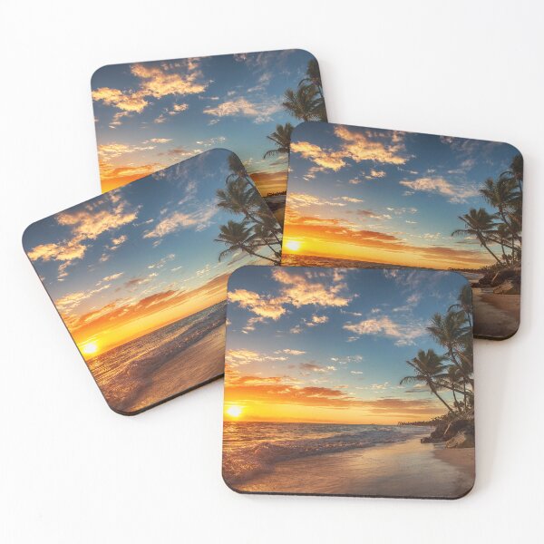 Item preview, Punta Cana, Dominican Republic tropical beach palm tree paradise color photograph / photography designed and sold by Jéanpaul  Ferro.