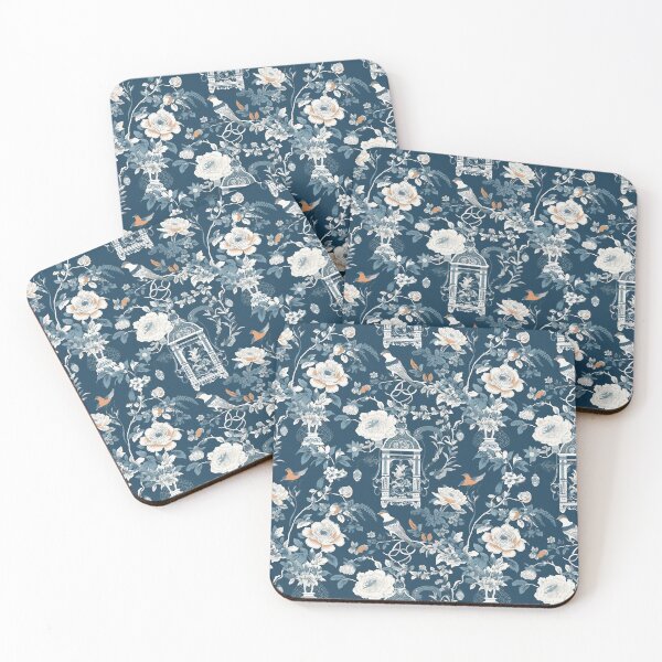 Item preview, Rococo Chinoiserie designed and sold by PixelPatchwork.