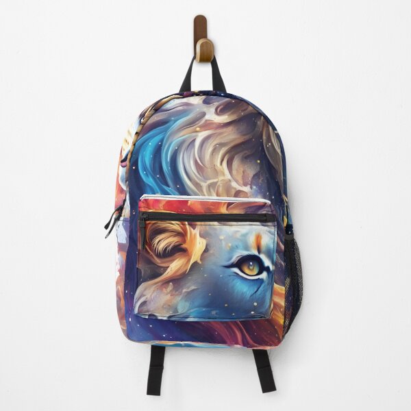 Item preview, portrait of a lion with a colorful mane designed and sold by jkrphoto.