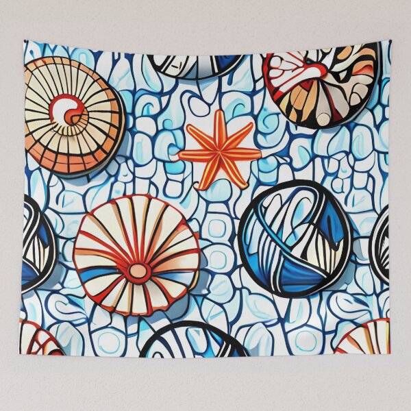 Item preview, Watercolor Seashells designed and sold by Gustavo Navarro.