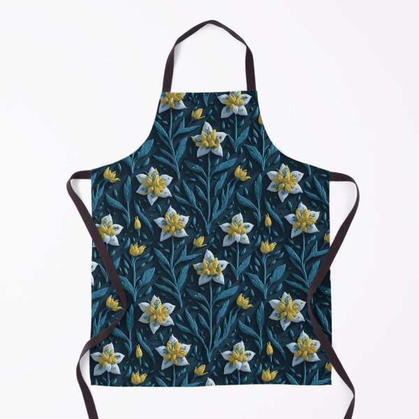 Item preview, 3d embroidered daffodils designed and sold by Cnoks.
