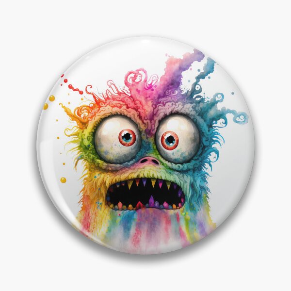 Item preview, Funny Rainbow Monster designed and sold by MoonFoxDesign.
