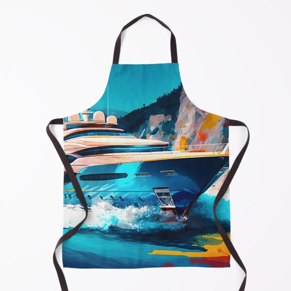 Item preview, A yacht in monaco harbor designed and sold by Cr-AI-tive.