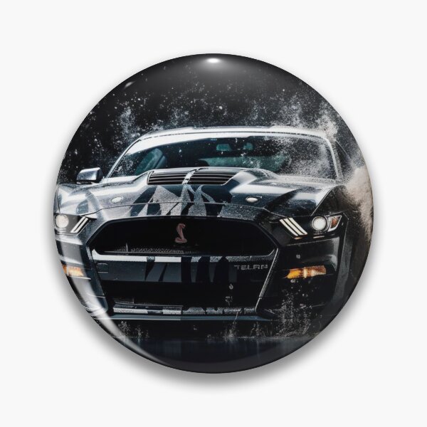 Item preview, Black Mustang GT500 "breaking ice" designed and sold by John L Wheeler.