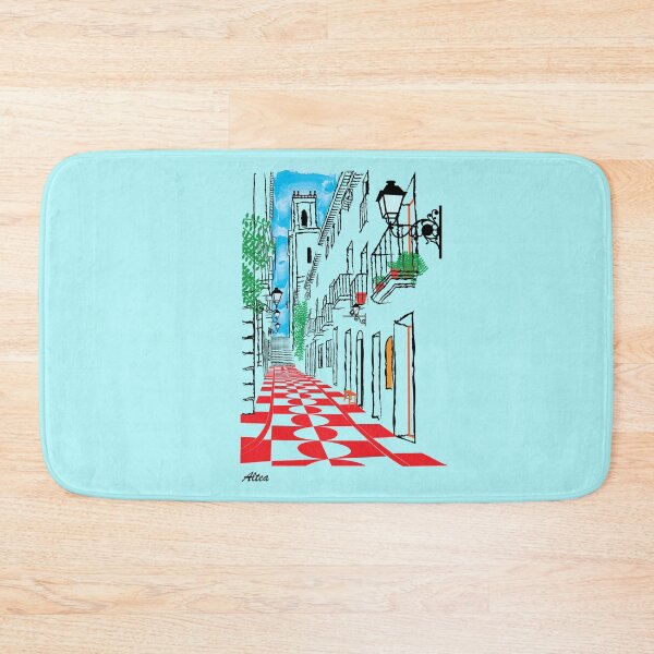 Item preview, Altea Calle Mayor in red and black designed and sold by malangacamisetas.