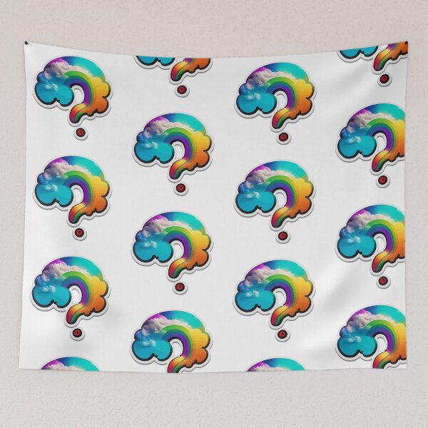 Artikelvorschau, Fragezeichen Regenbogen entworfen und verkauft von VimuDS.
