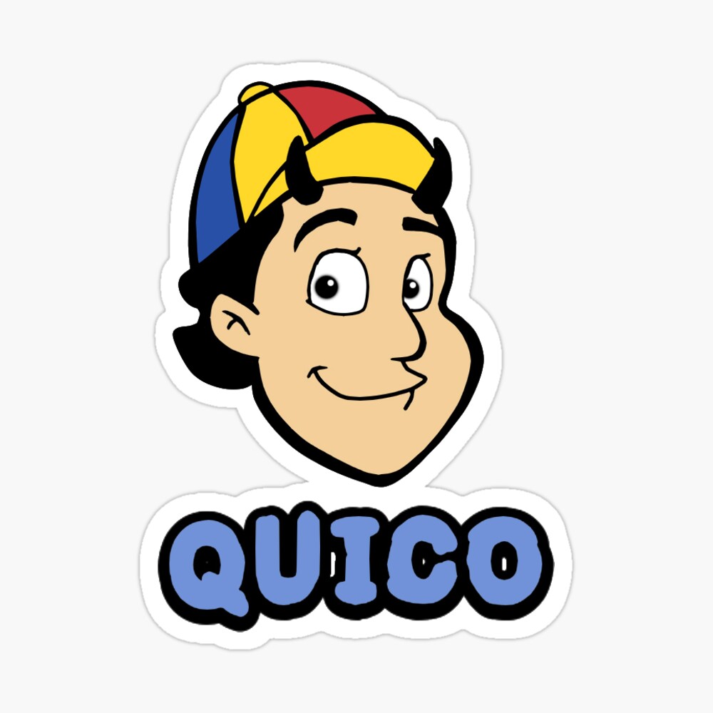 Quico- El Chavo del ocho animado headshot Sticker | Sticker