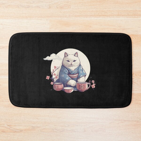 Item preview, Tea ceremony with a cat designed and sold by No-No-Name.