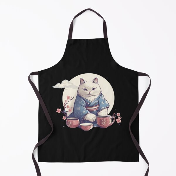 Item preview, Tea ceremony with a cat designed and sold by No-No-Name.