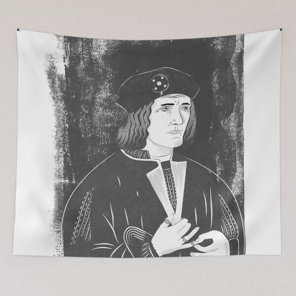 Item preview, Richard III - Linocut Print designed and sold by Hannah Alabaster.