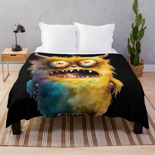 Item preview, Funny Baby Monster, Little Yellow Monster designed and sold by MoonFoxDesign.