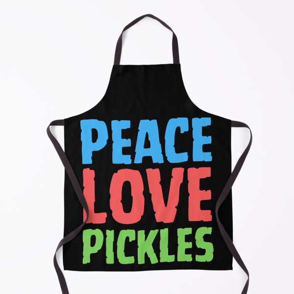 Item preview, Peace Love Pickles: Colorful, Funny, and Delicious for Pickle Lovers! designed and sold by Drzamag.