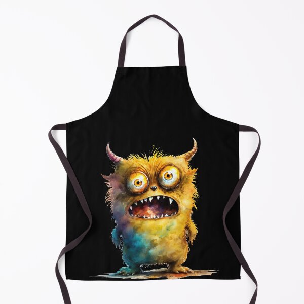 Item preview, Funny Baby Monster, Little Yellow Monster designed and sold by MoonFoxDesign.