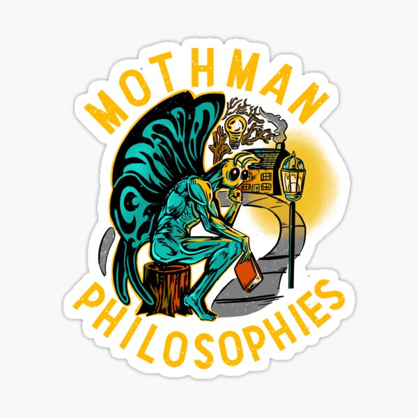 Mothman Philosophies Sticker