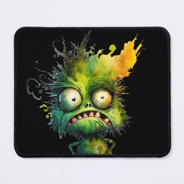 Item preview, Crazy Funny Monster, Green Monster designed and sold by MoonFoxDesign.