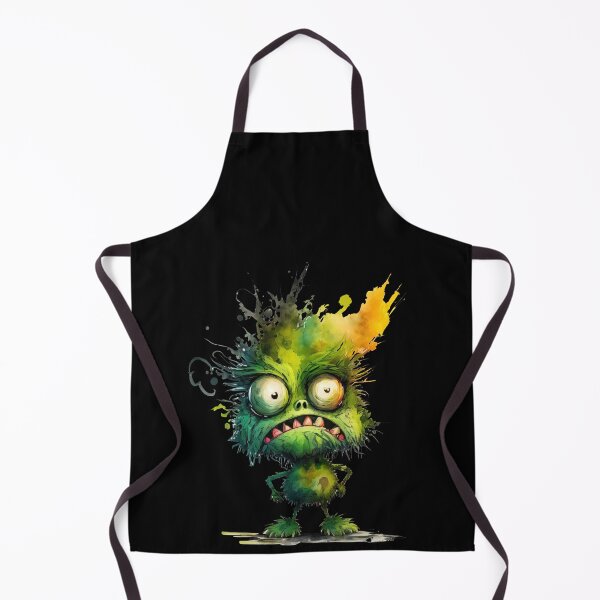 Item preview, Crazy Funny Monster, Green Monster designed and sold by MoonFoxDesign.