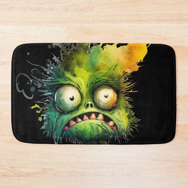 Item preview, Crazy Funny Monster, Green Monster designed and sold by MoonFoxDesign.