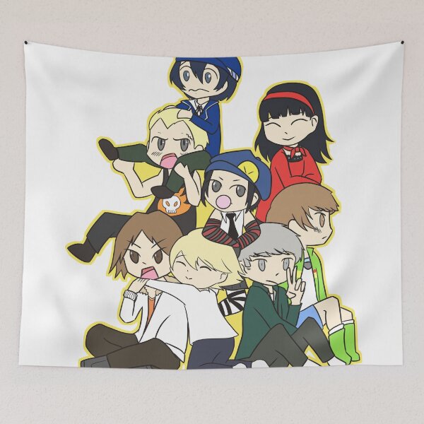 Item preview, Persona 4 Group illustration designed and sold by ilkhi-arts.