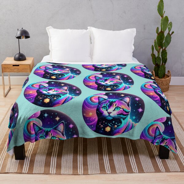 Item preview, Galaxy Cat Lovers Gift Kitten Cosmos Stars designed and sold by CyberArtWorld.