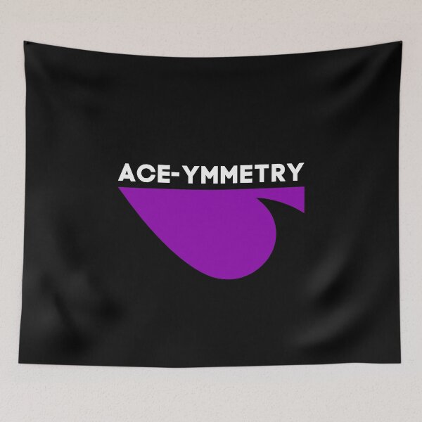 Item preview, Ace-ymmetry. Asexual Pride designed and sold by Subtle Pride Shop.